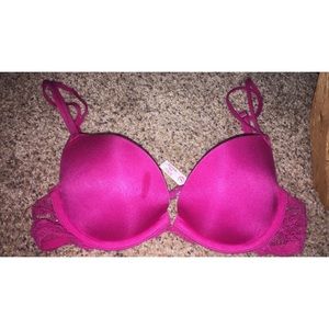 Hot Pink PINK Push Up Bra